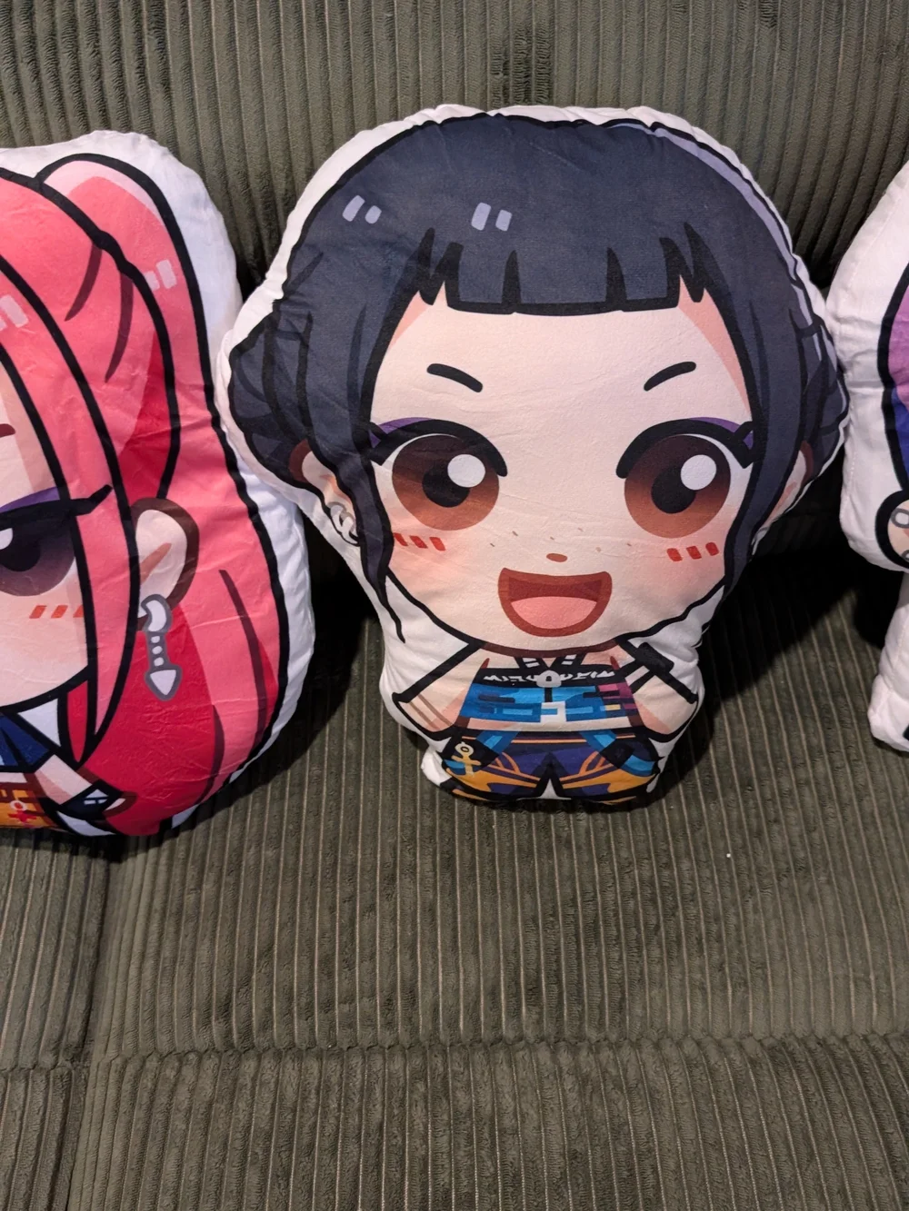 New Set Of 3 K-pop Demon Hunters Pillows